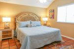 Enjoy the 3rd floor master king master suite after a good day at the beach.